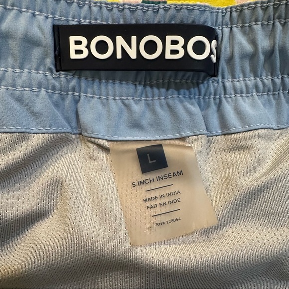 Bonobos Riviera Swim Trunks Board Shorts Painted Lemons Pockets Size Large‎ - Picture 12 of 13